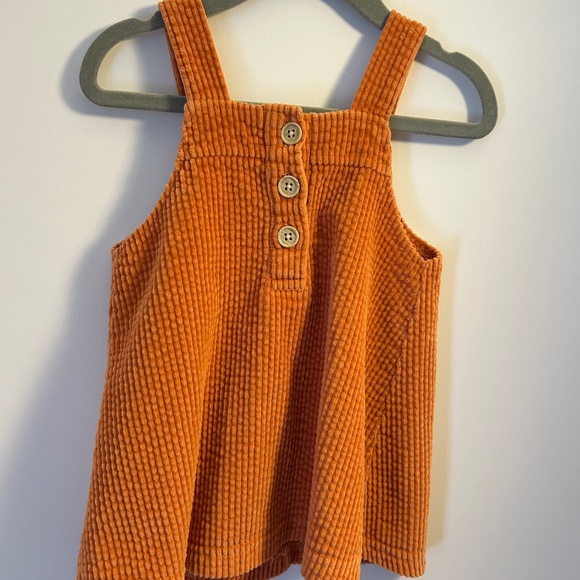 Disney Minnie Mouse Orange Corduroy Dress for Babies Size 9M Kidcore! - Picture 3 of 4